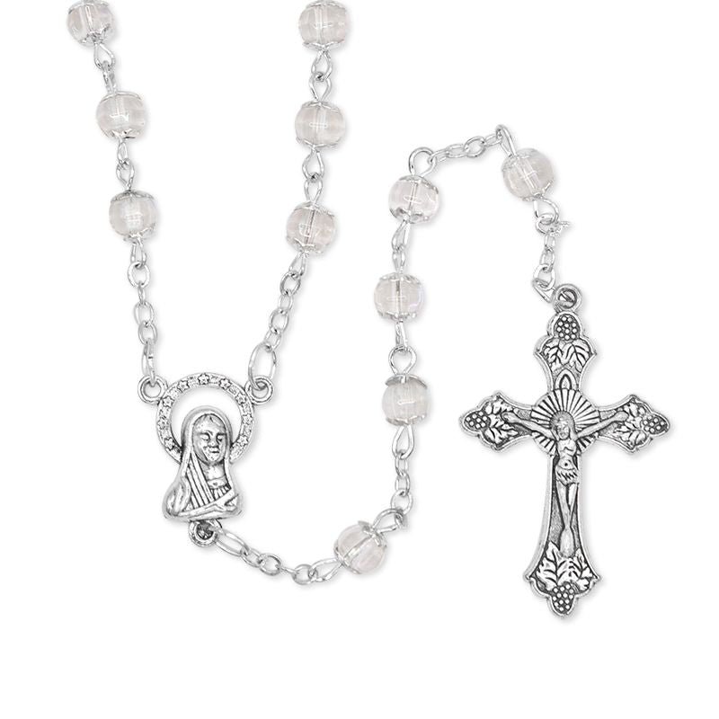 5MM CAPPED CRYS COMMUNION ROS.