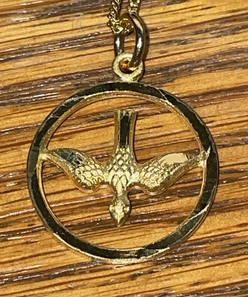 G/SS HOLY SPIRIT IN CIRCLE 18"