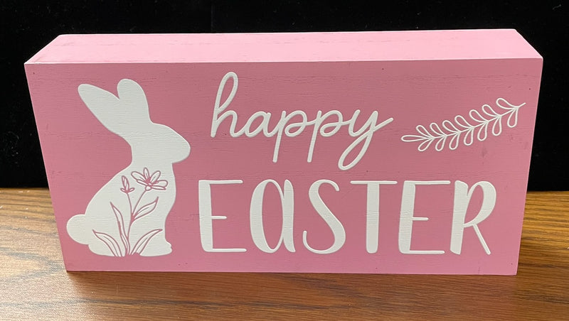 LARGE EASTER BLOCK PINK