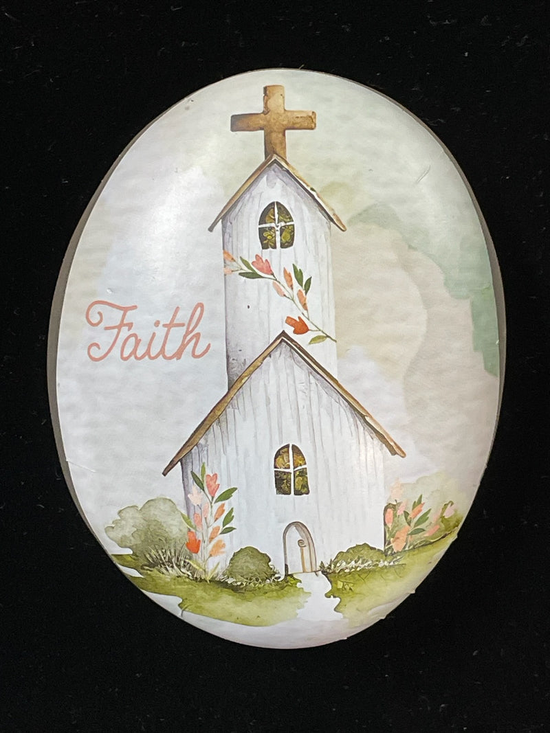 EASTER MESSAGE STONE FAITH