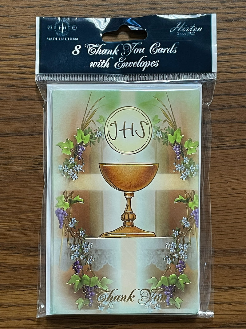 FIRST COMM CHALICE THANK YOU