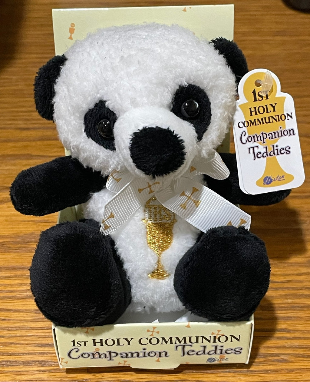 5" COMMUNION PANDA BEAR
