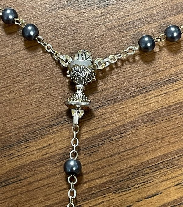 HEMATITE COMMUNION ROSARY