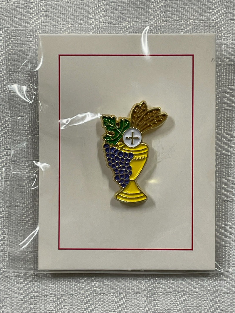 1ST COM ENAMELED CHALICE PIN
