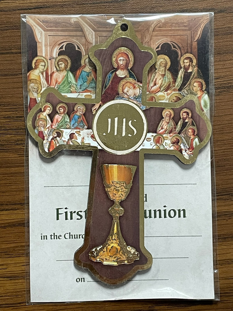 HOLY COMMUNION CROSS W/CERT