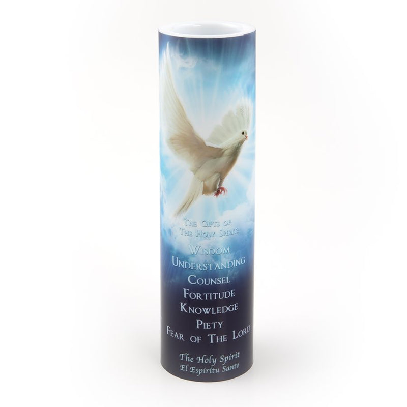 LED CANDLE HOLY SPIRIT BLUE