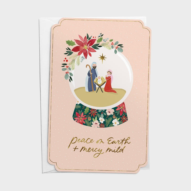 18CT PEACE ON EARTH BOXED CARD