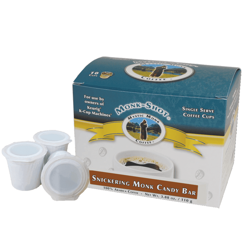 MONK SHOTS SNICKERING MONK