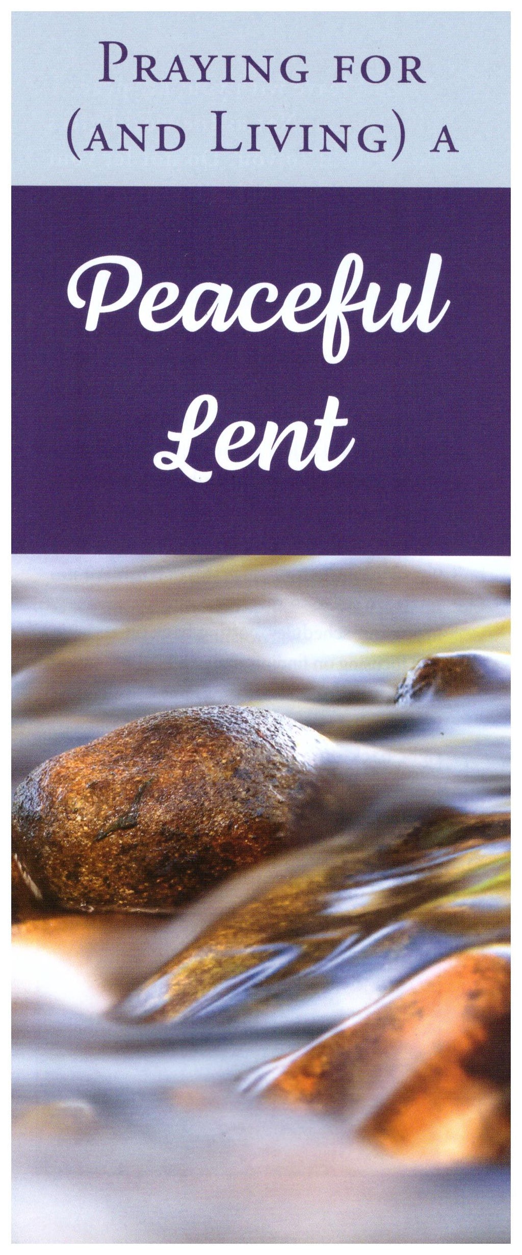 PEACEFUL LENT PAMPHLET