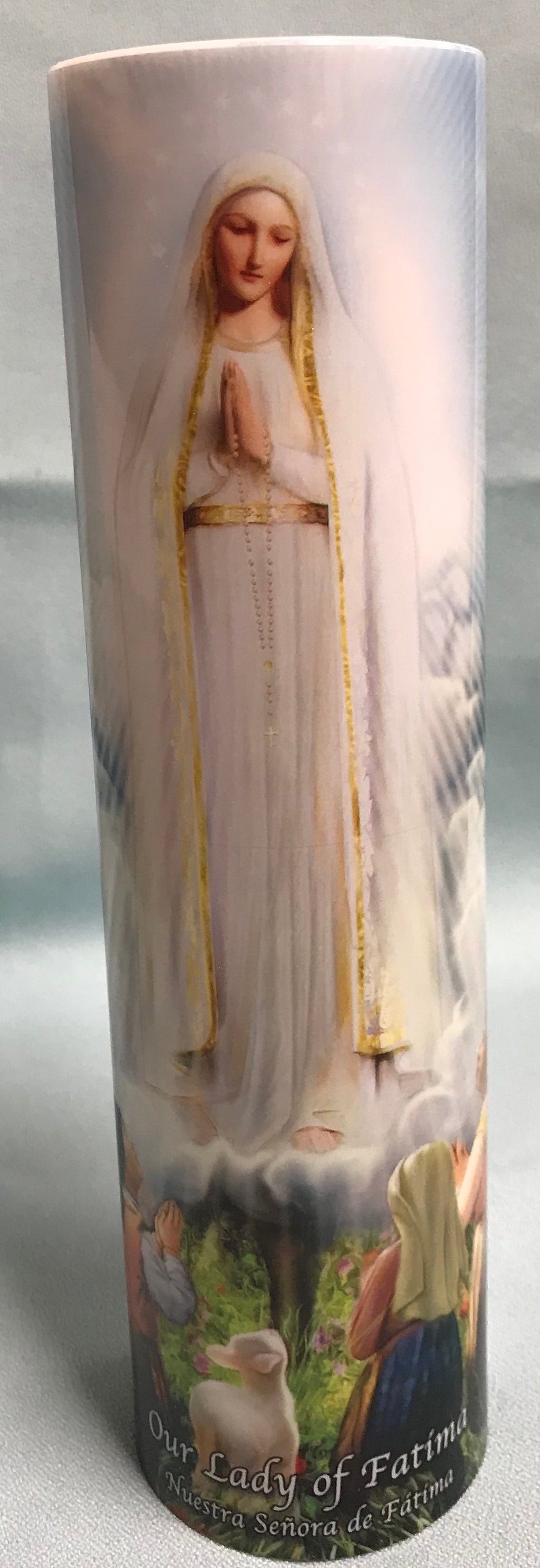 LED OUR LADY OF FATIMA CANDLE