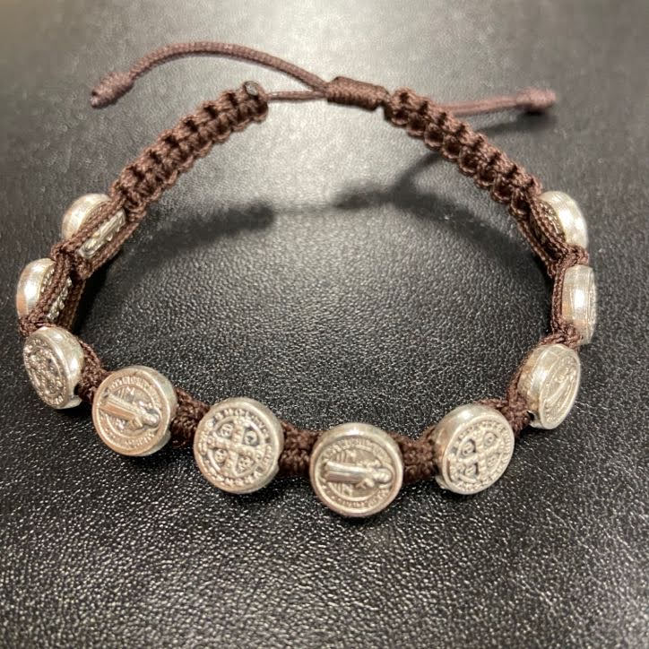 ST BENEDICT BRACELET BROWN