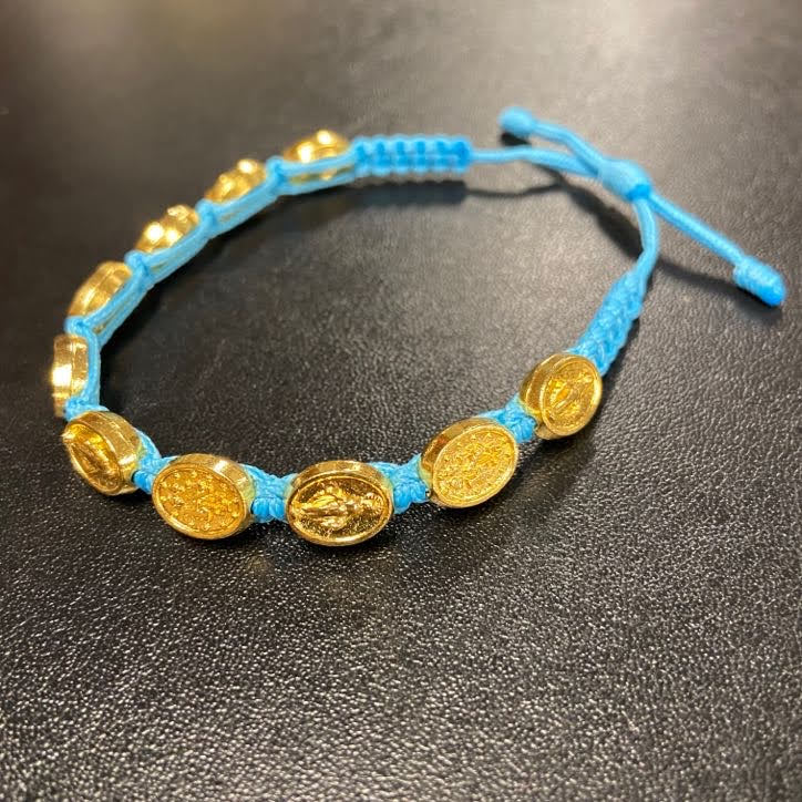 MIRACULOUS BRACELET LT BL GOLD