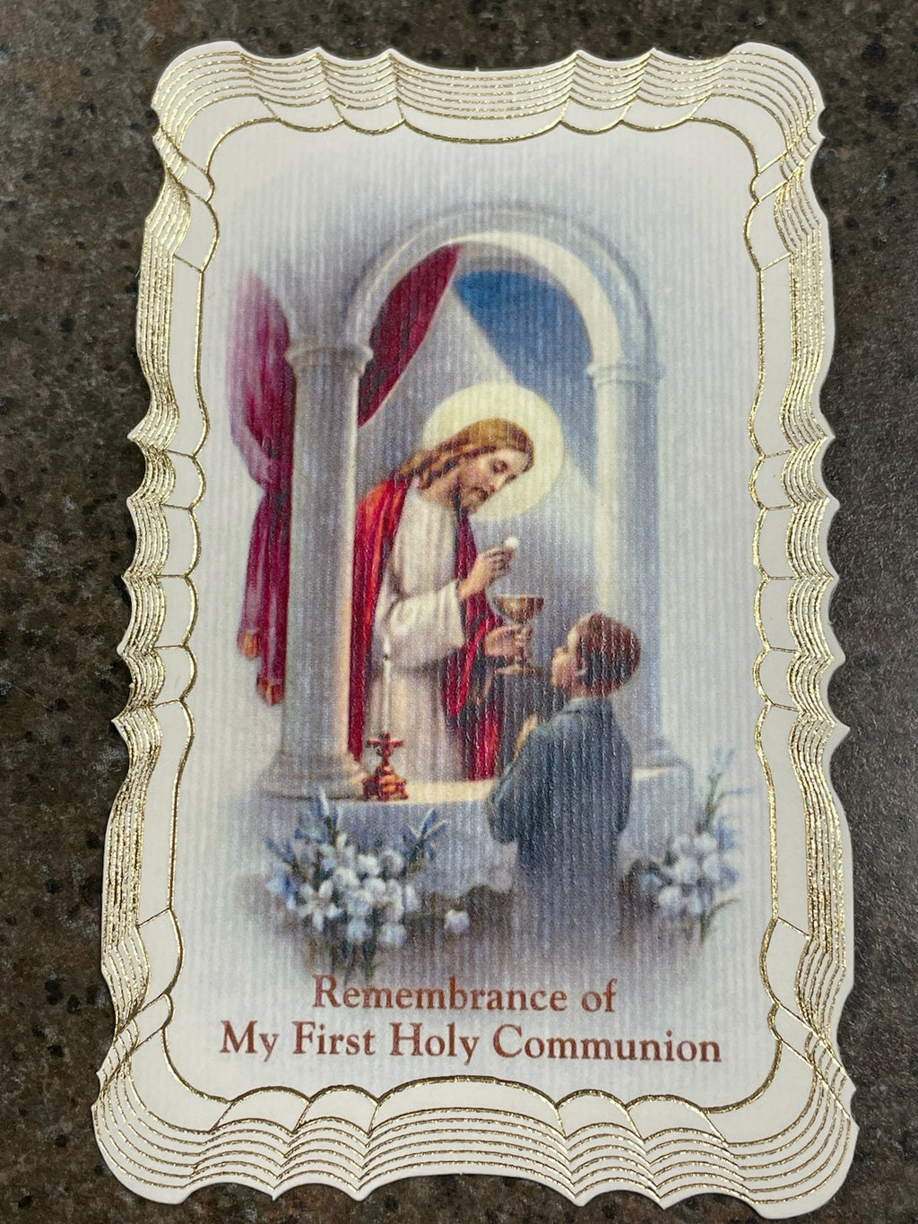 REMEMBRANCE CARD BOY