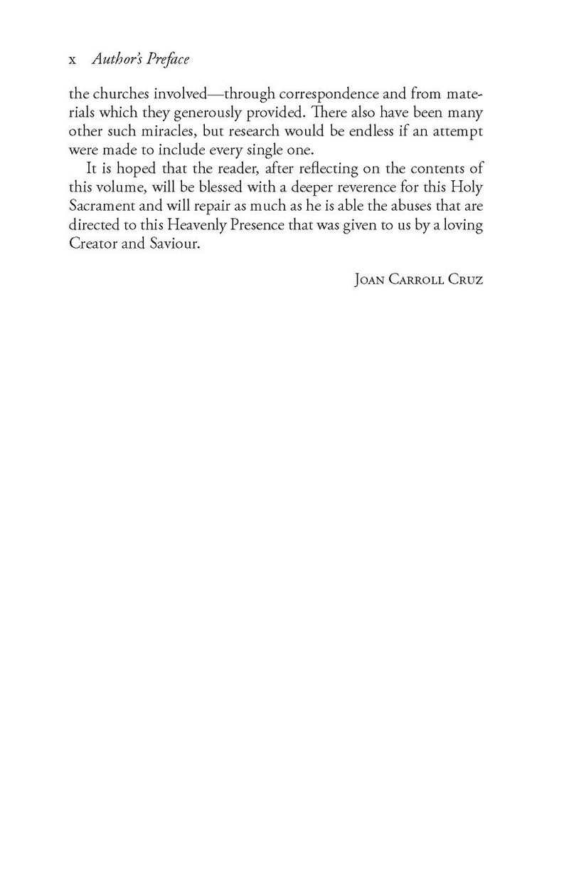 EUCHARISTIC MIRACLES