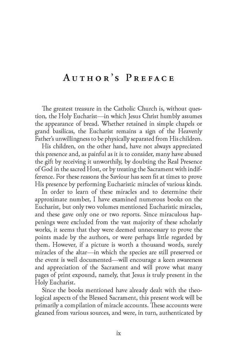 EUCHARISTIC MIRACLES