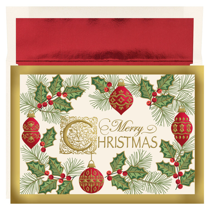 15CT ANTIQUE CHRISTMAS BOXED