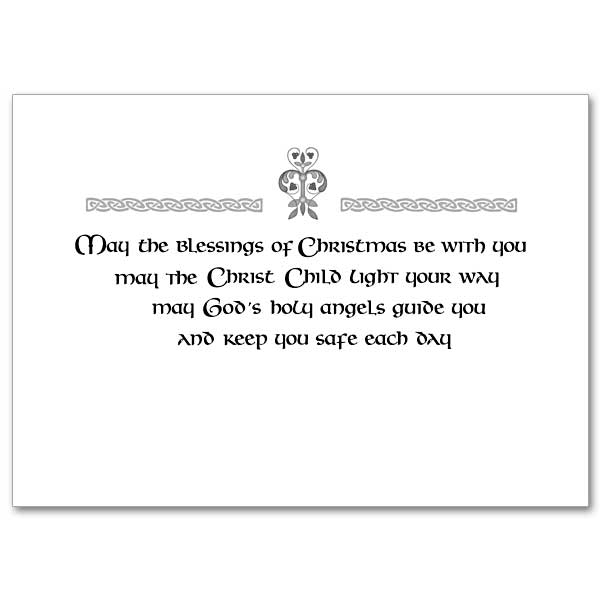 18CT CHRIST IS BORN BOXED CARD