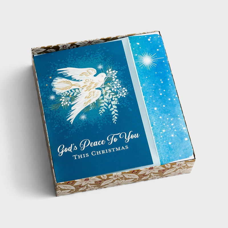 18CT GOD'S PEACE TO YOU BOXED