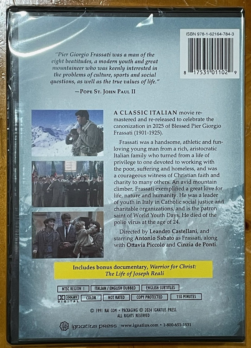 PIER GIORGIO FRASSATI DVD
