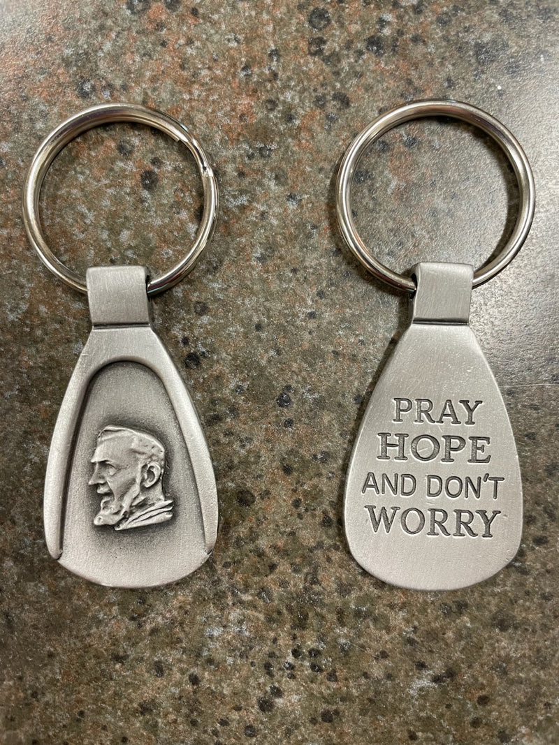 PADRE PIO KEY RING