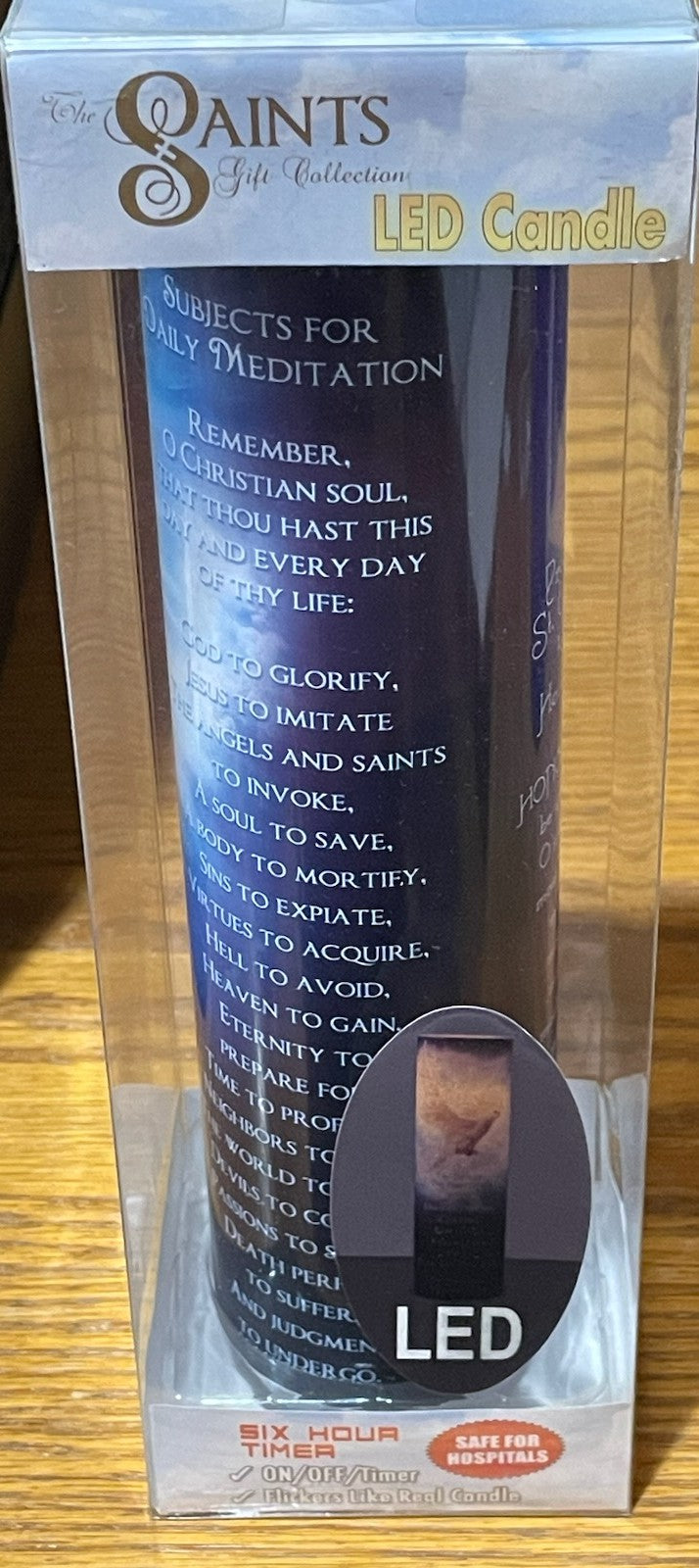 LED CANDLE HOLY SPIRIT BLUE