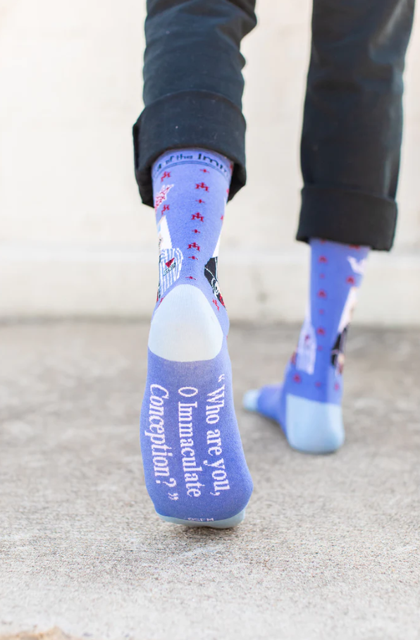 ST MAXIMILIAN KOLBE SOCKS