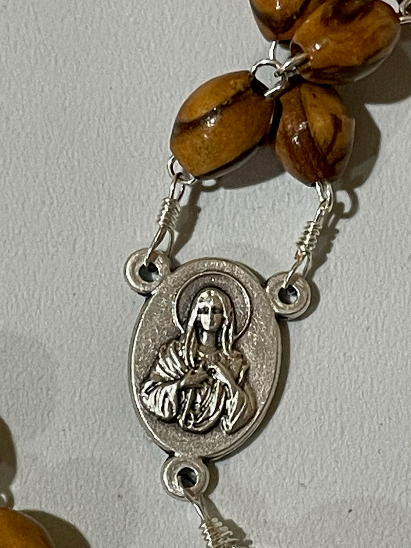 RCIA OLIVEWOOD ROSARY/BOX