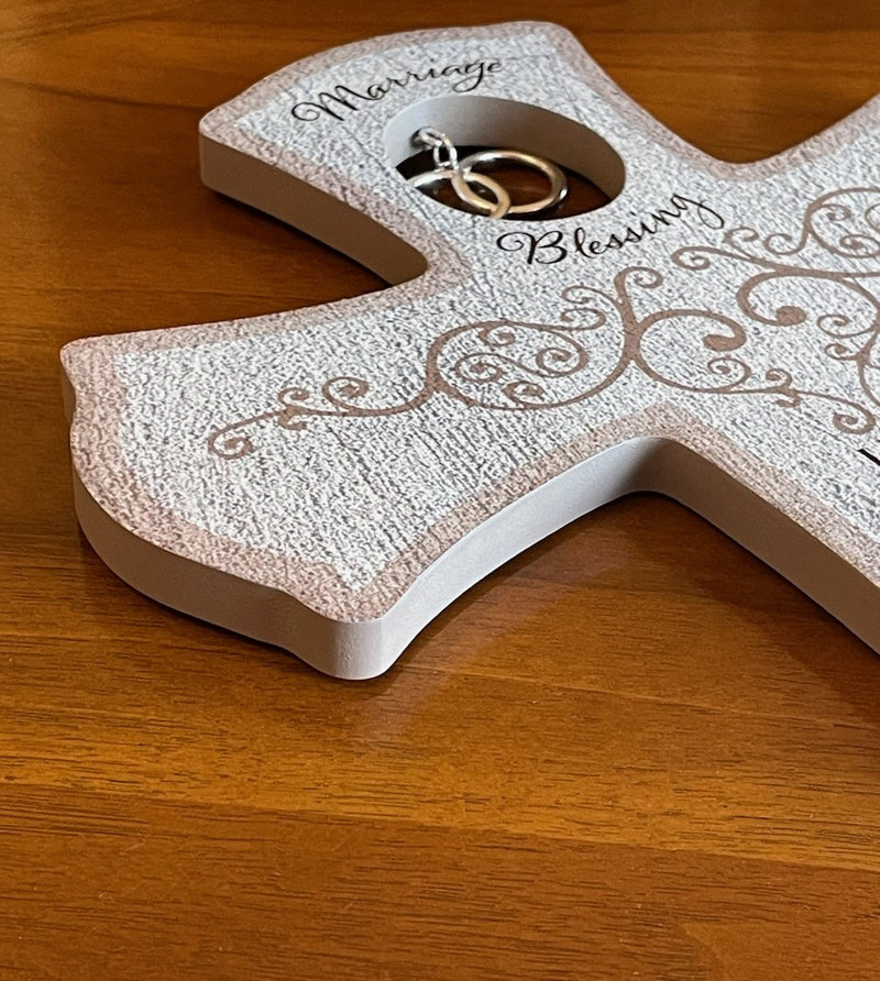 MARRIAGE BLESSING WALL CROSS