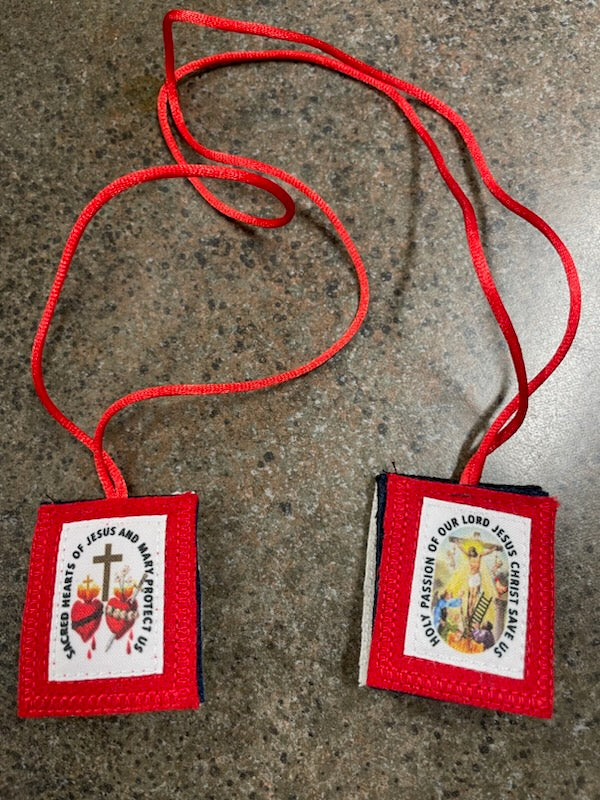 FIVE FOLD WOOL SCAPULAR