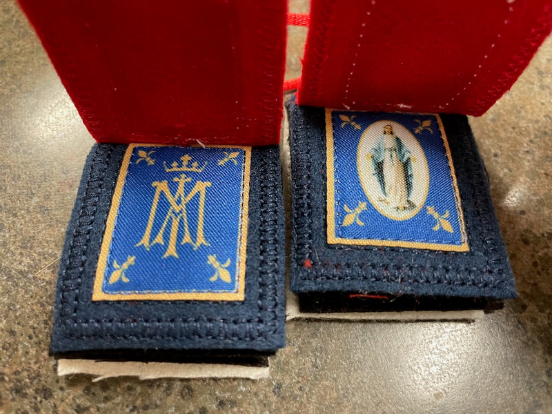 FIVE FOLD WOOL SCAPULAR