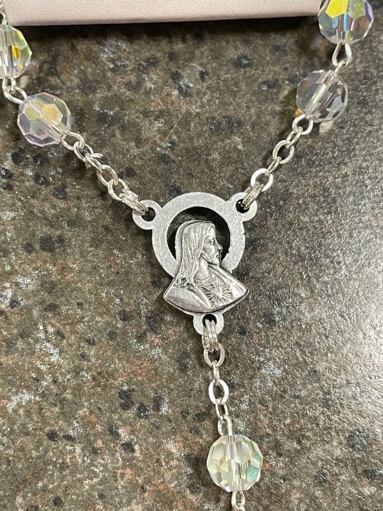 5MM CRYSTAL ONE DECADE ROSARY