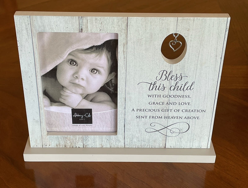 BLESS THIS CHILD STANDING FRME