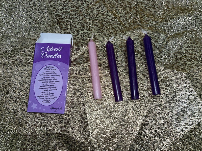 MINI ADVENT CANDLE SET