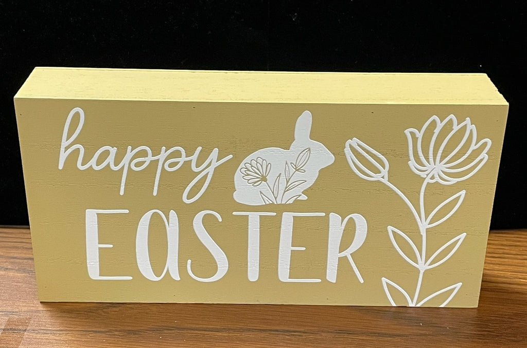 LARGE EASTER BLOCK YELLOW