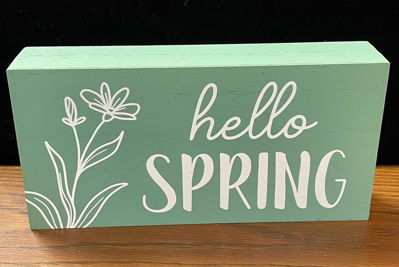 LARGE EASTER BLOCK GREEN