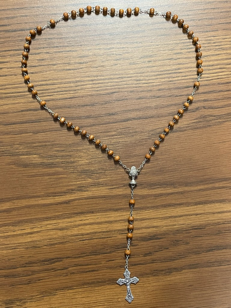 BROWN WOOD COMMUNION ROSARY