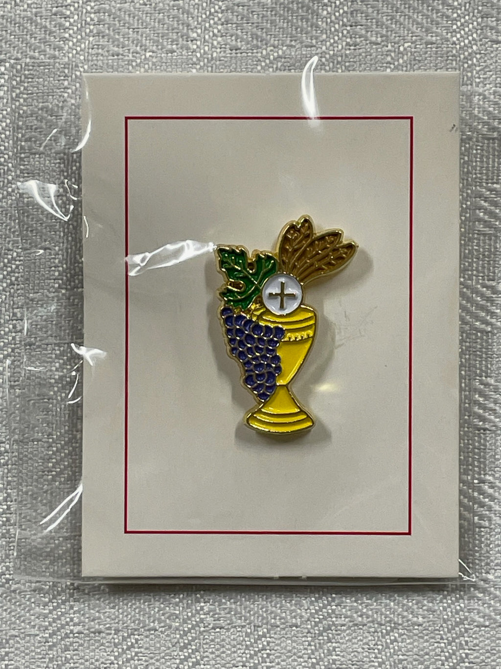 1ST COM ENAMELED CHALICE PIN