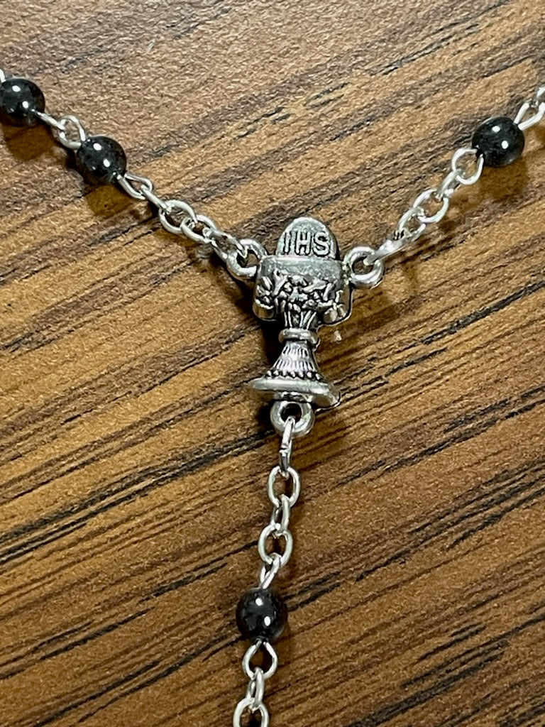 HEMATITE COMMUNION ROSARY