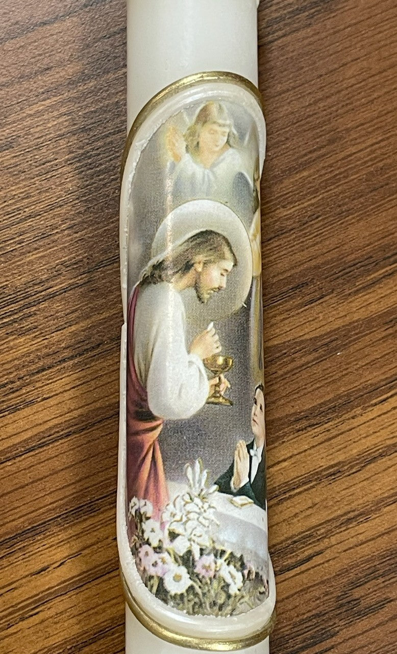 FIRST COMMUNION CANDLE BOY 12"