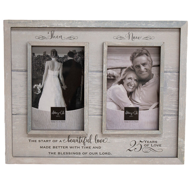 THEN AND NOW 25TH ANNIV FRAME