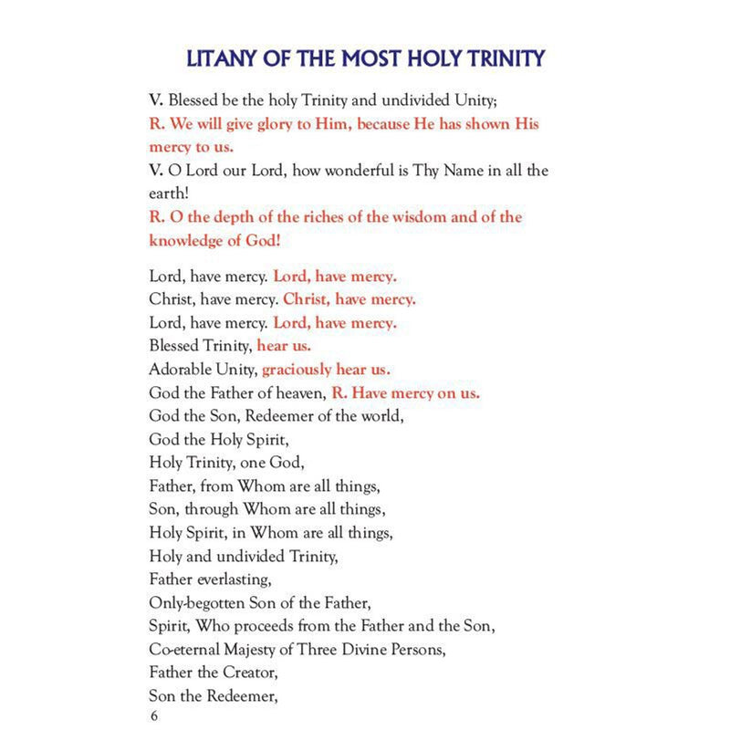 TREASURY OF LITANIES PRAYER BK
