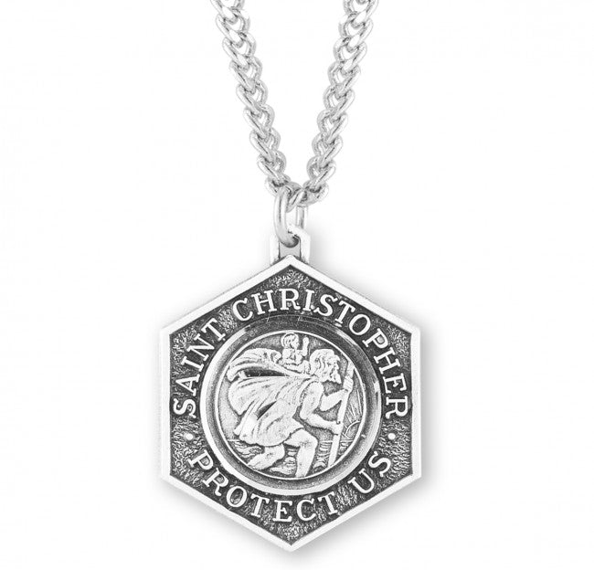 SS ST CHRISTOPHER HEXAGON 24"