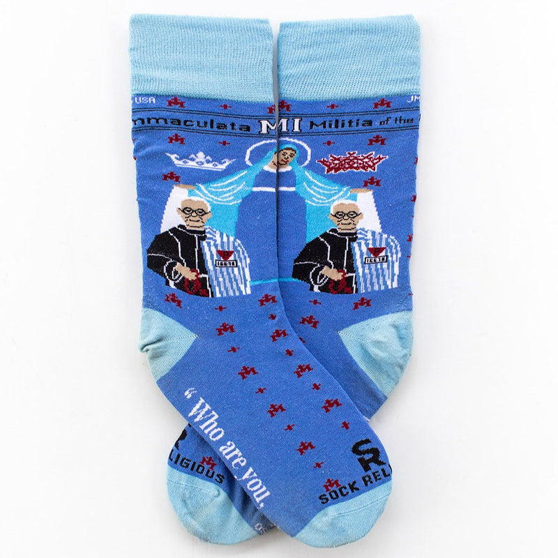 ST MAXIMILIAN KOLBE SOCKS