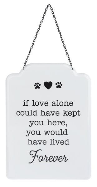 PET MEMORIAL SIGN IF LOVE