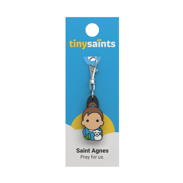 ST AGNES TINY SAINTS CHARM