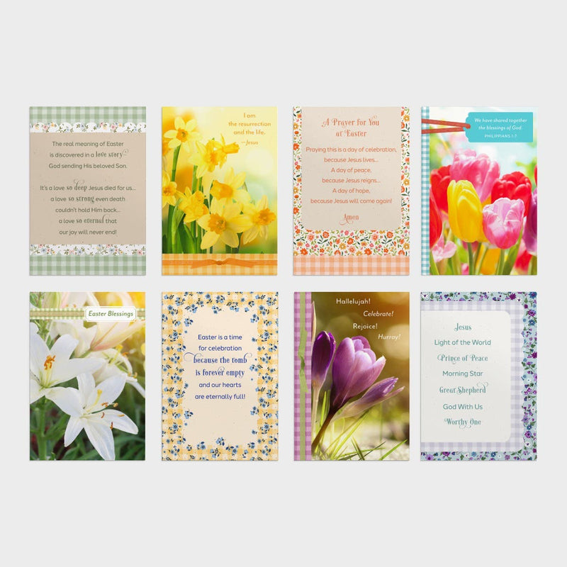 24CT FLORAL EASTER BOXED CARDS