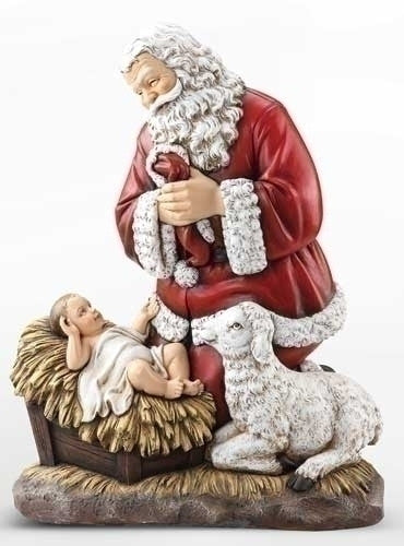 KNEELING SANTA XL NARROW 24"