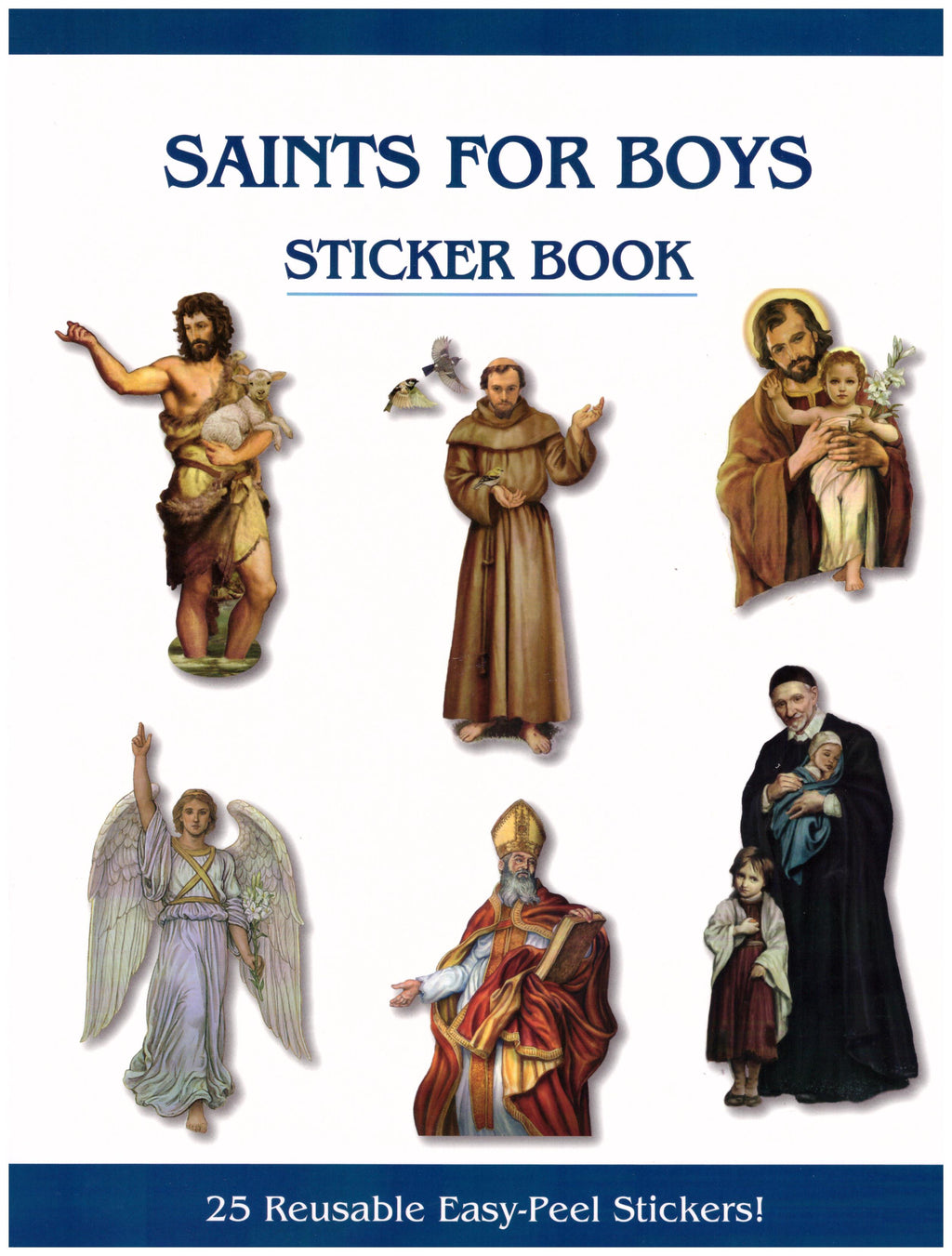 SAINTS FOR BOYS STICKER BOOK