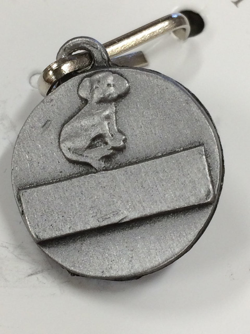 SM DOG MEDAL-ST FRANCIS/CARDED