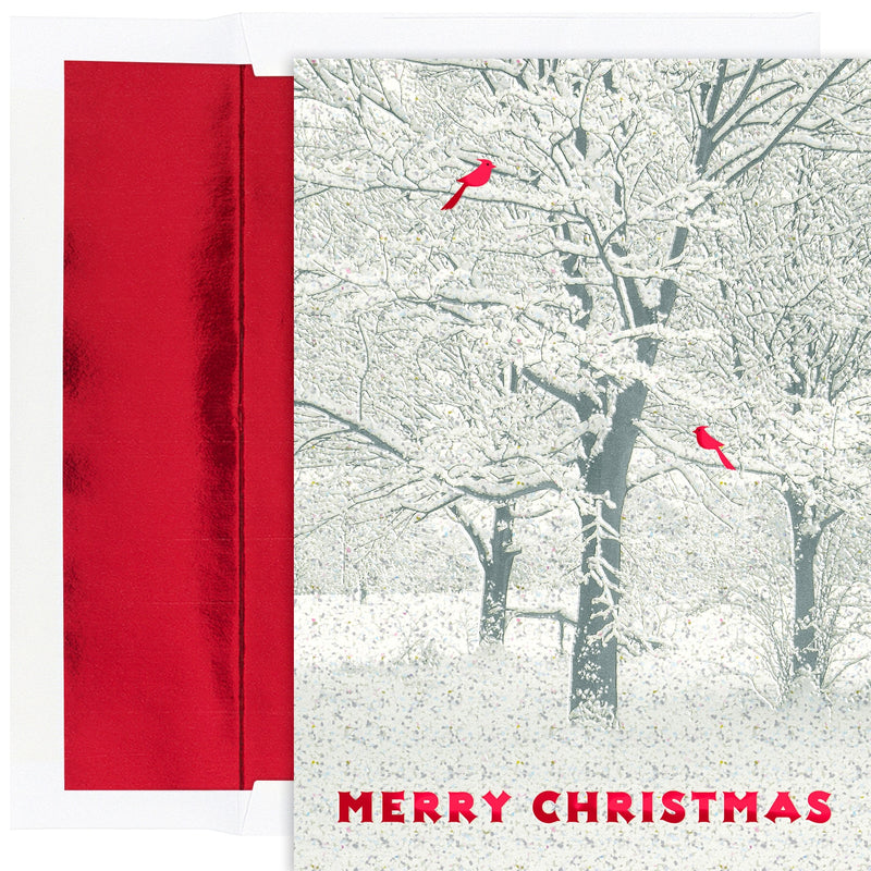 15 CT SNOWY TREES BOXED CARDS
